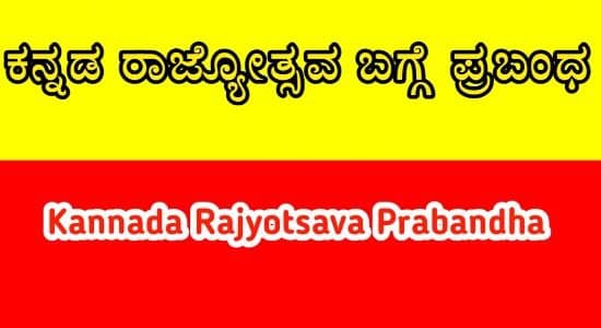 essay on kannada rajyotsava