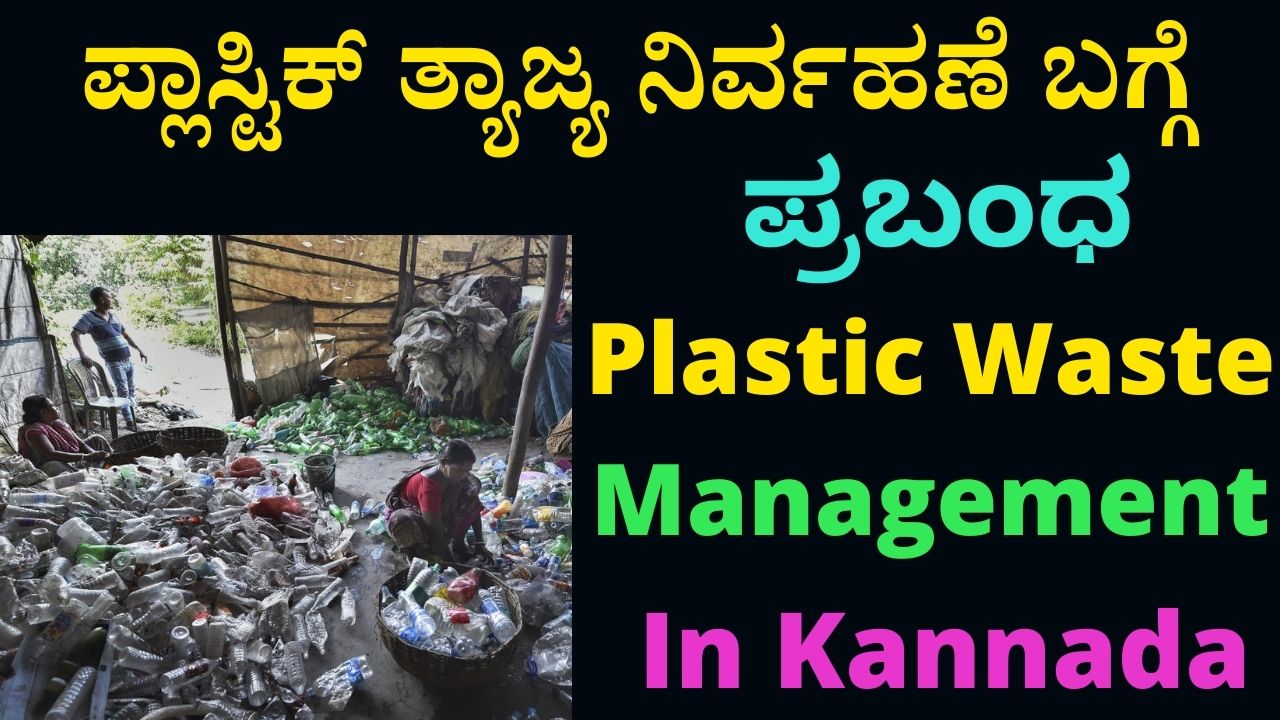 beat plastic pollution essay in kannada